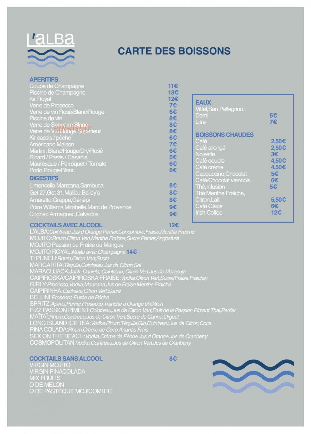 Plage L'Alba — carte page 2