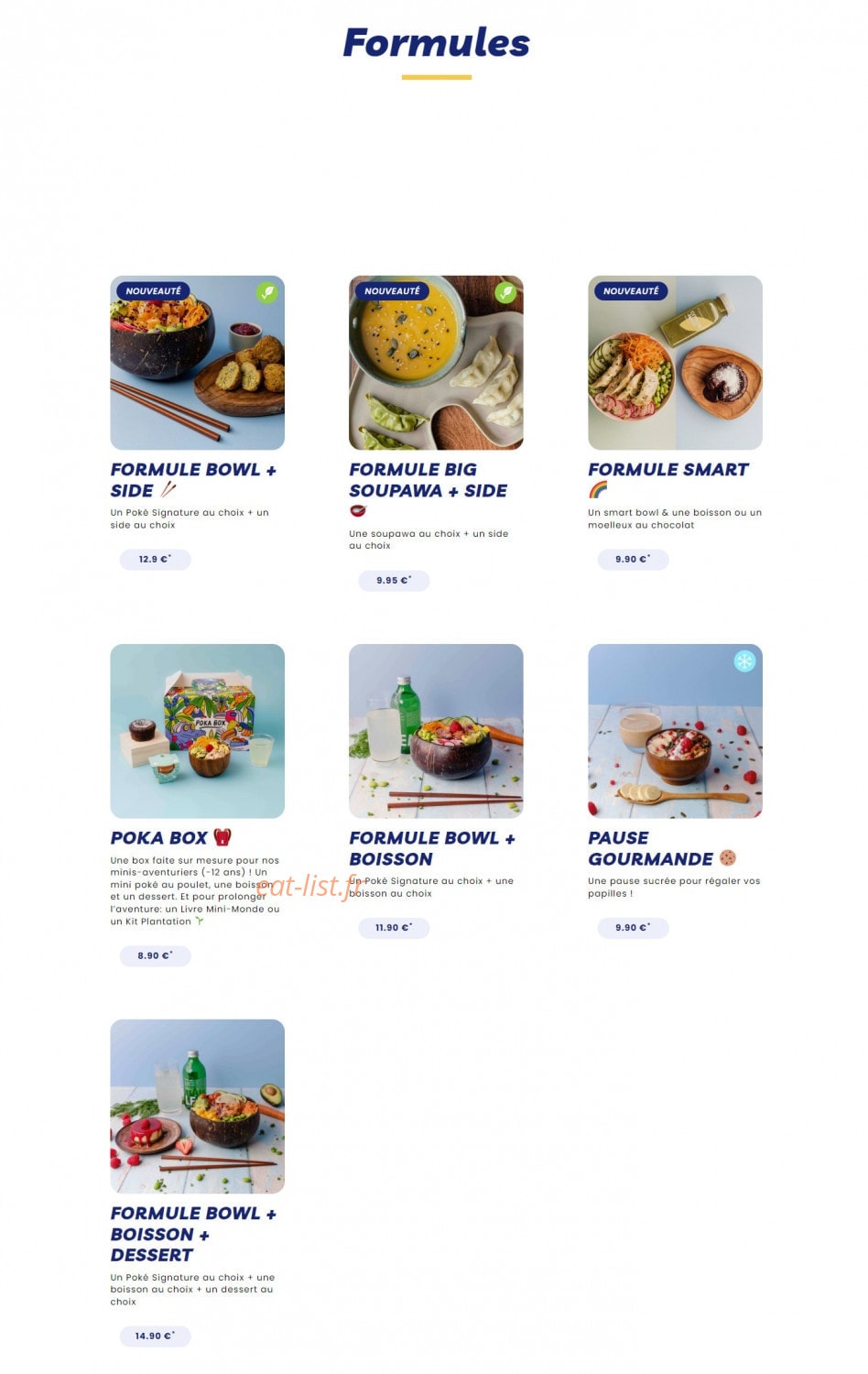 Pokawa — carte page 1