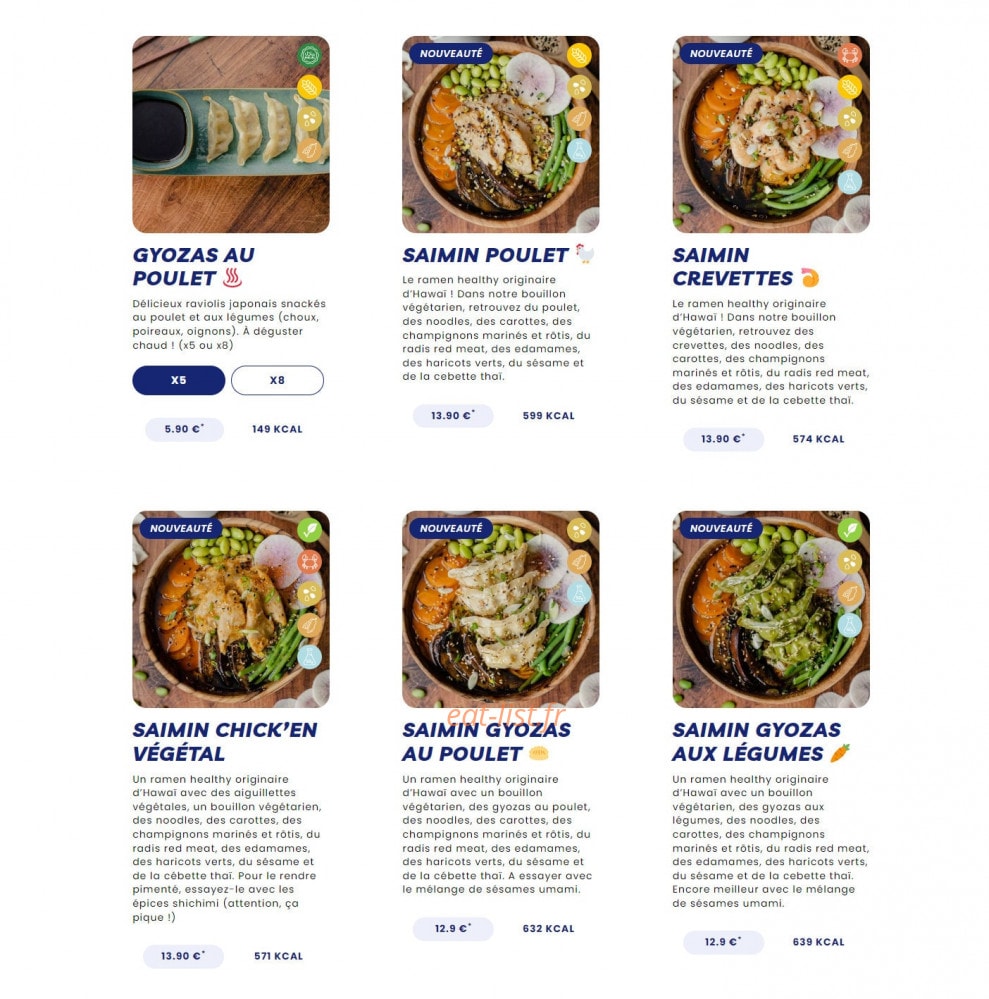 Pokawa — carte page 3