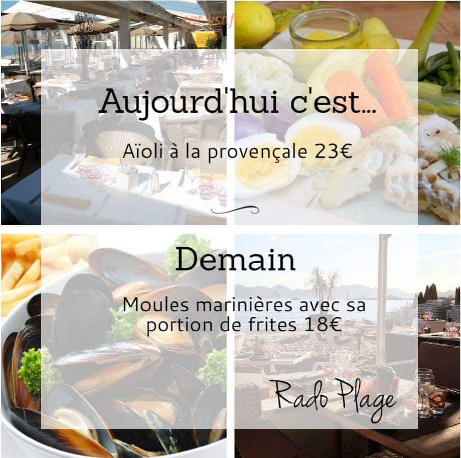 Rado Plage — carte page 2