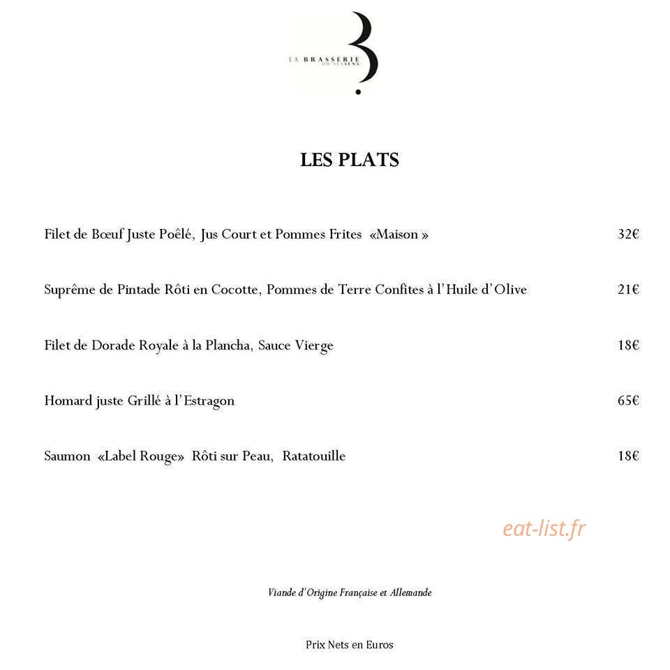 Restaurant Sea Sens — carte page 10