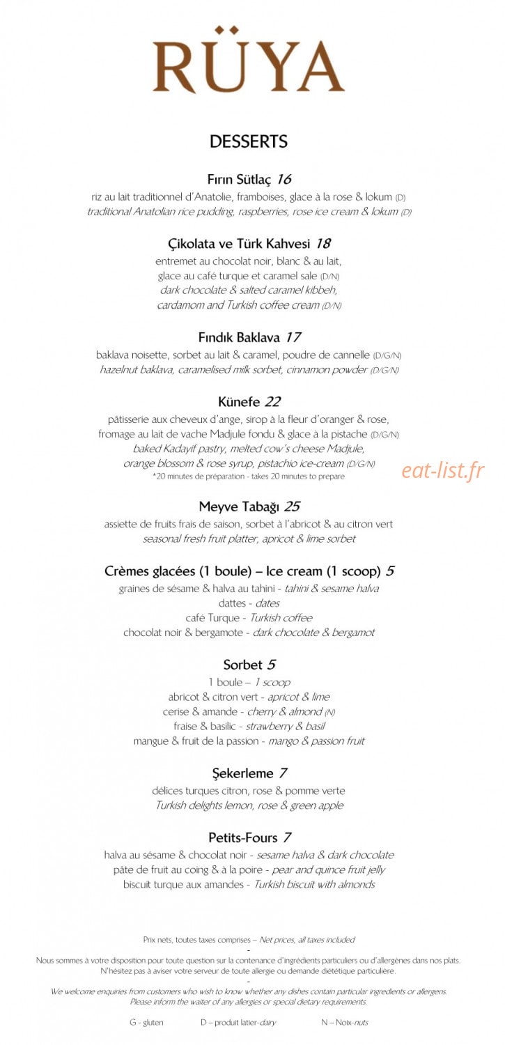 Rüya — carte page 2