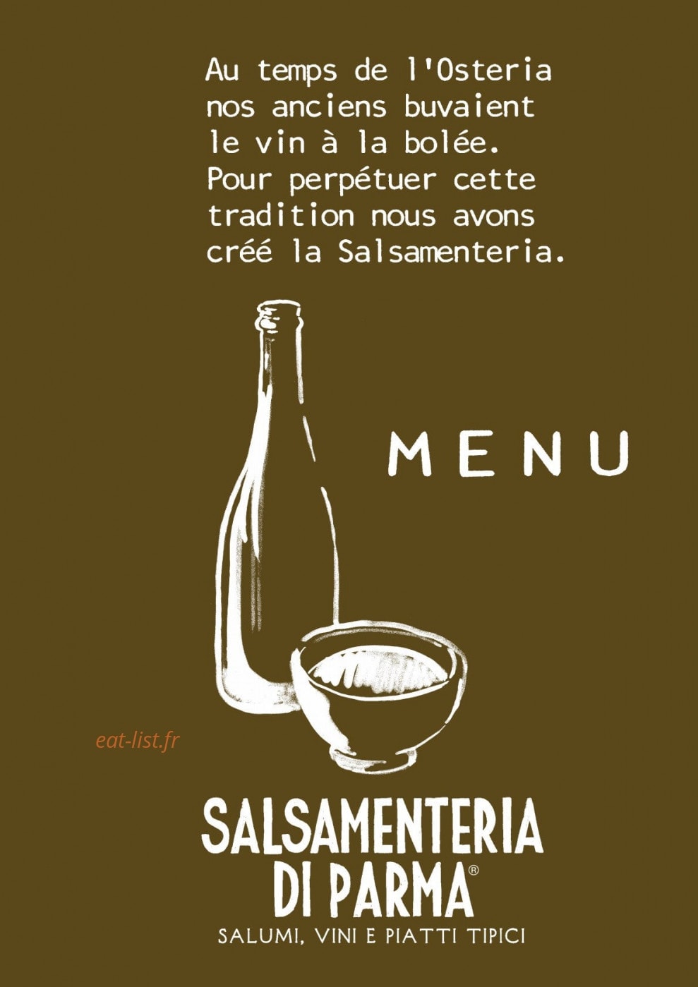 Salsamenteria di Parma — carte page 1