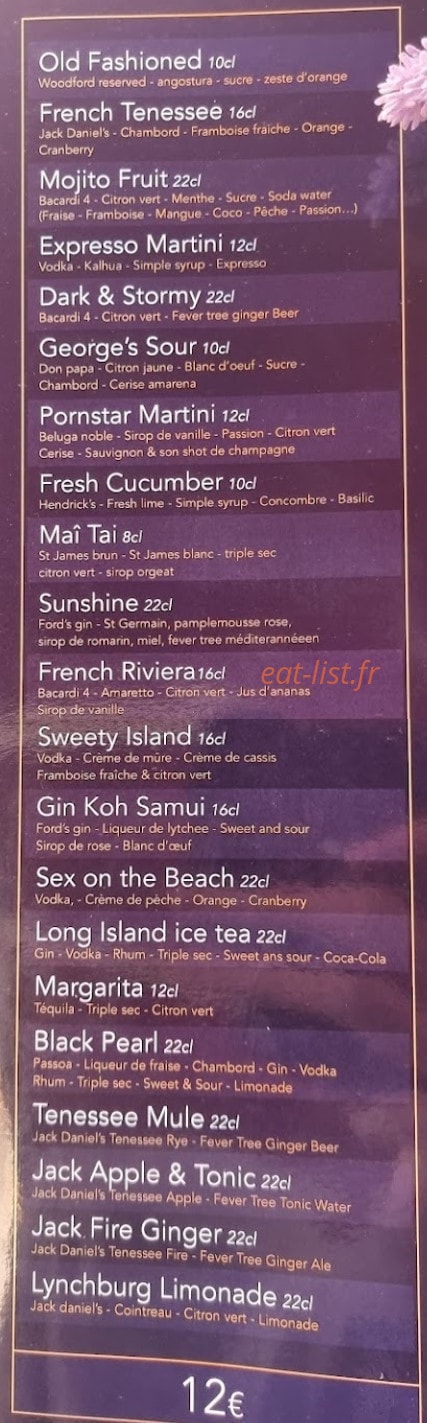 Stars & Beers — carte page 3