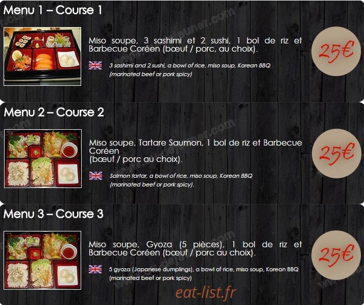 Sushi Time — carte page 12