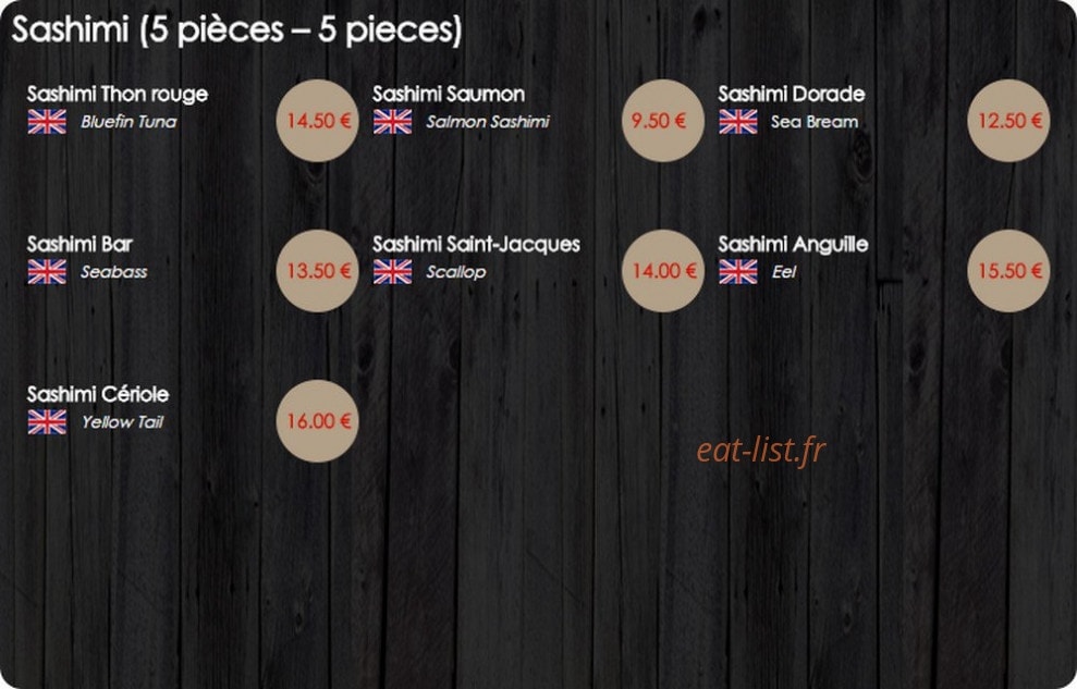 Sushi Time — carte page 4