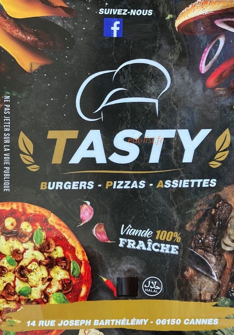 Tasty Food — carte page 1