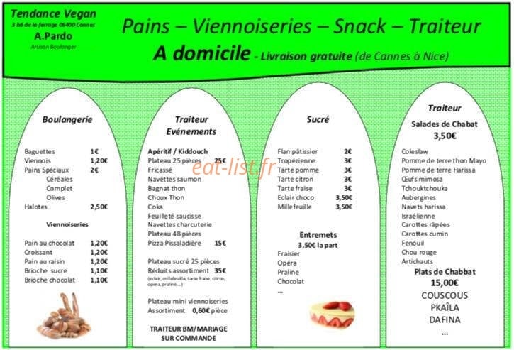 Tendance Vegan — carte page 1