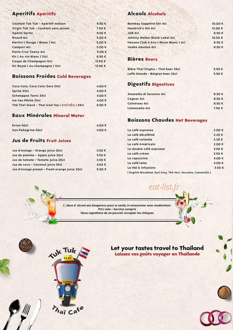 Tuk Tuk — carte page 6