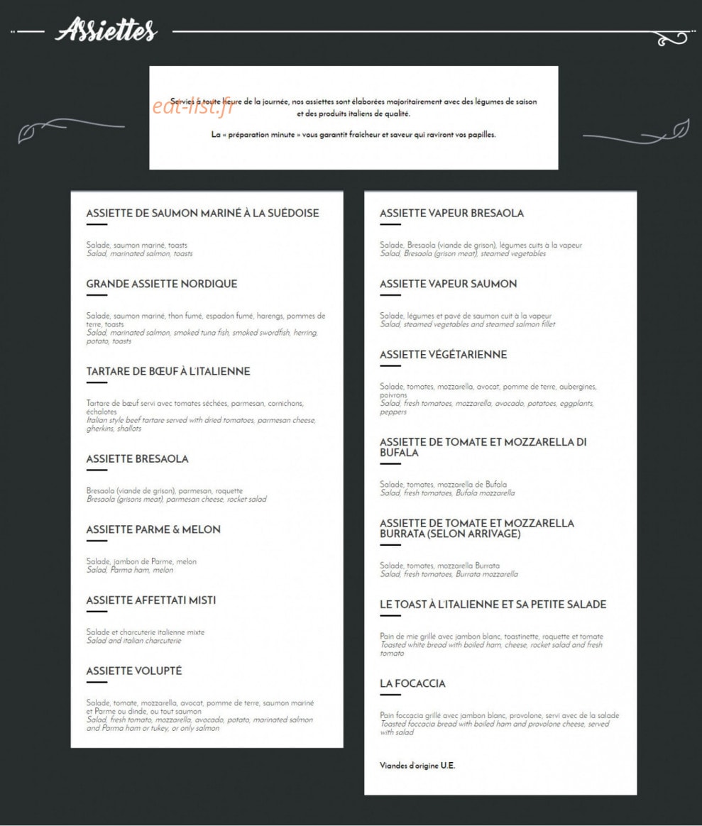 Volupté Anytime — carte page 7