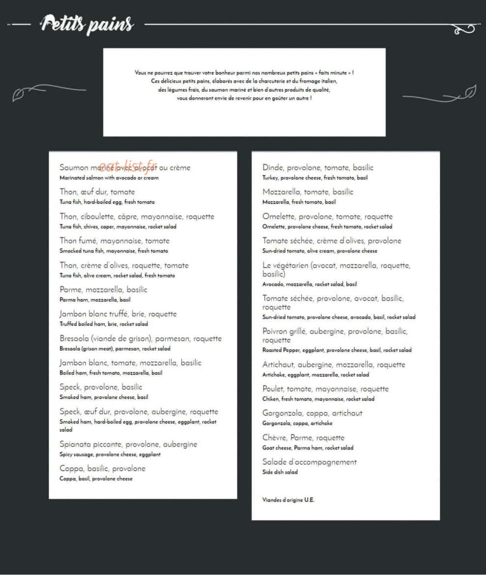 Volupté Anytime — carte page 8