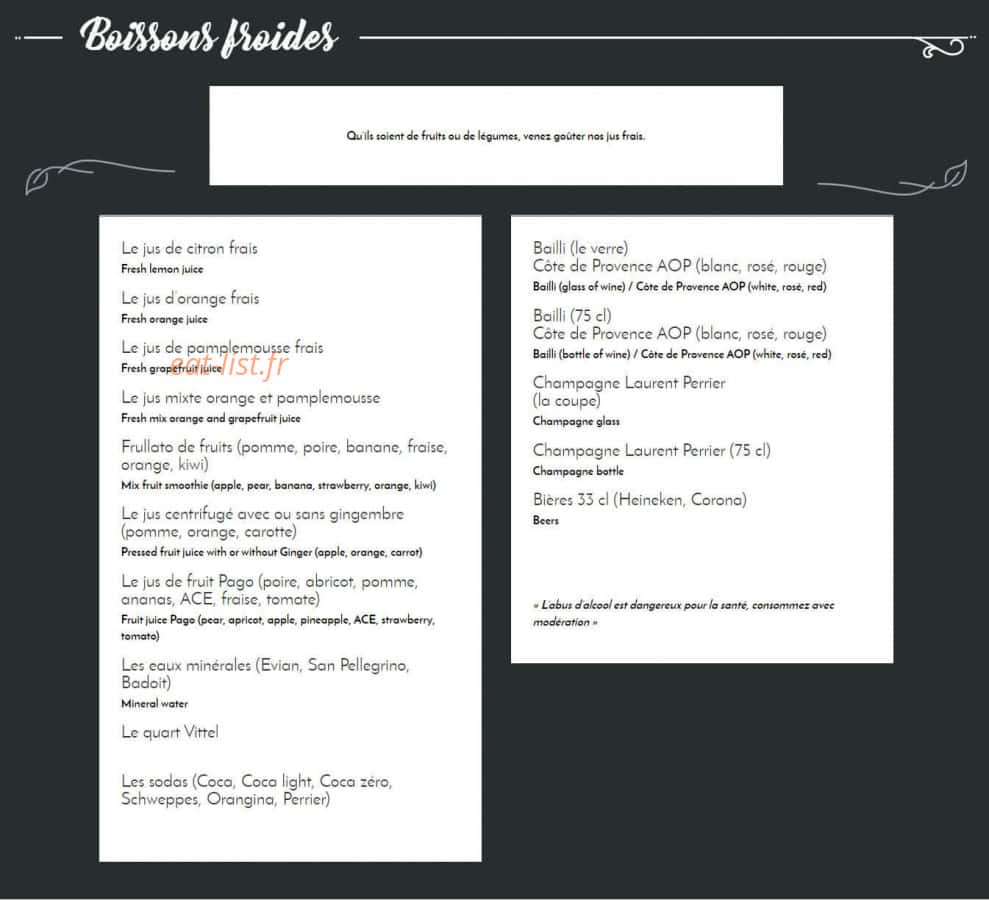 Volupté Anytime — carte page 10