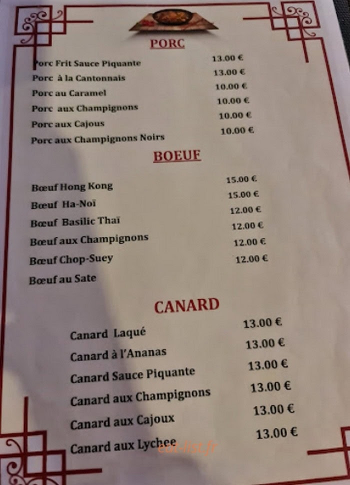 Xuan Le Printemps — carte page 2
