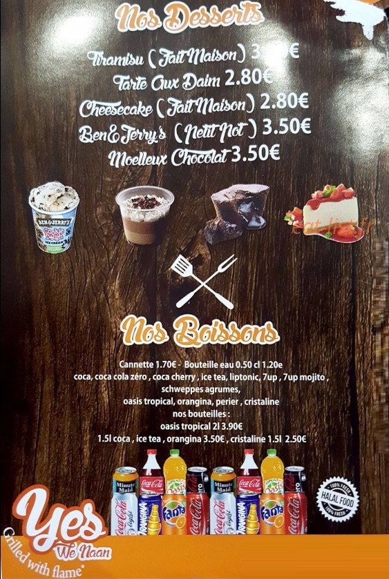 Yes we naan — carte page 4