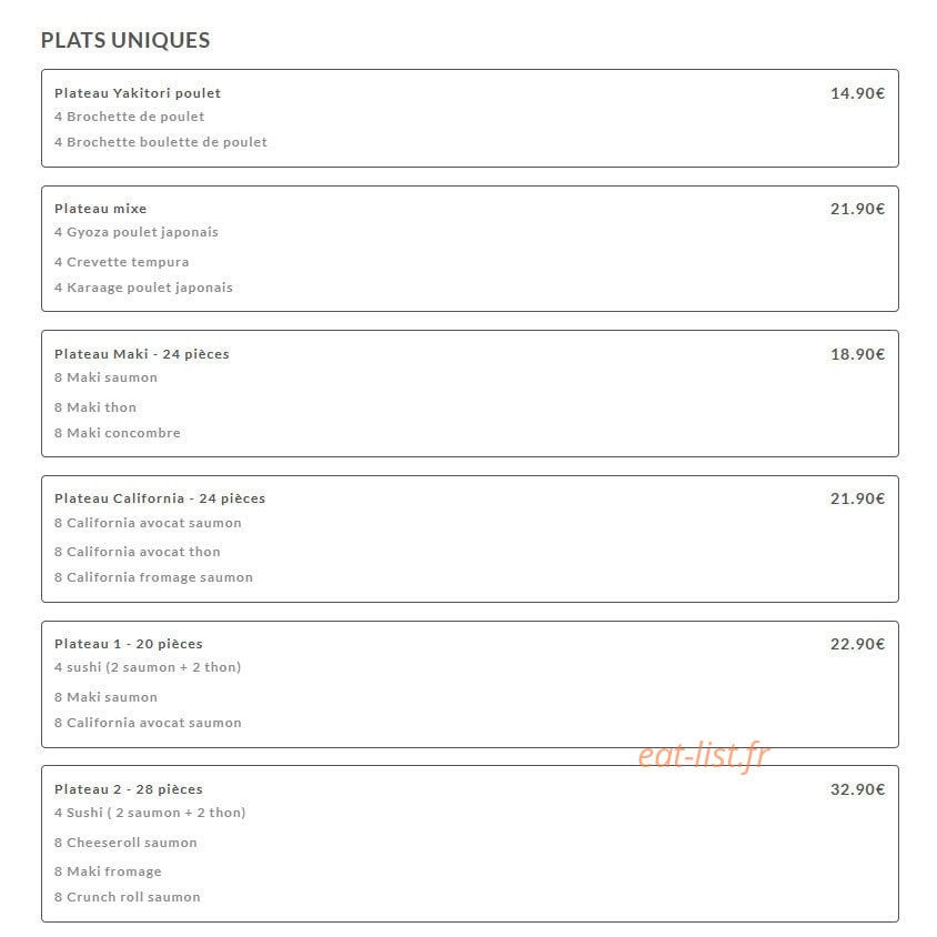 Yunik Saigon — carte page 4