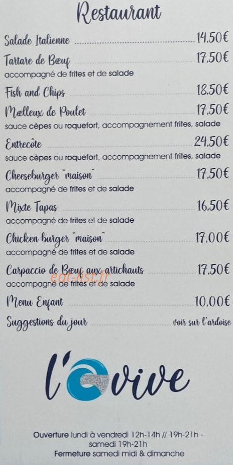 L'Ovive — carte page 1