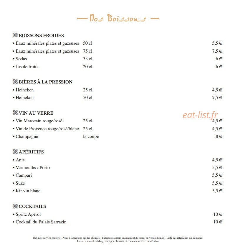 Palais Sarrazin — carte page 7
