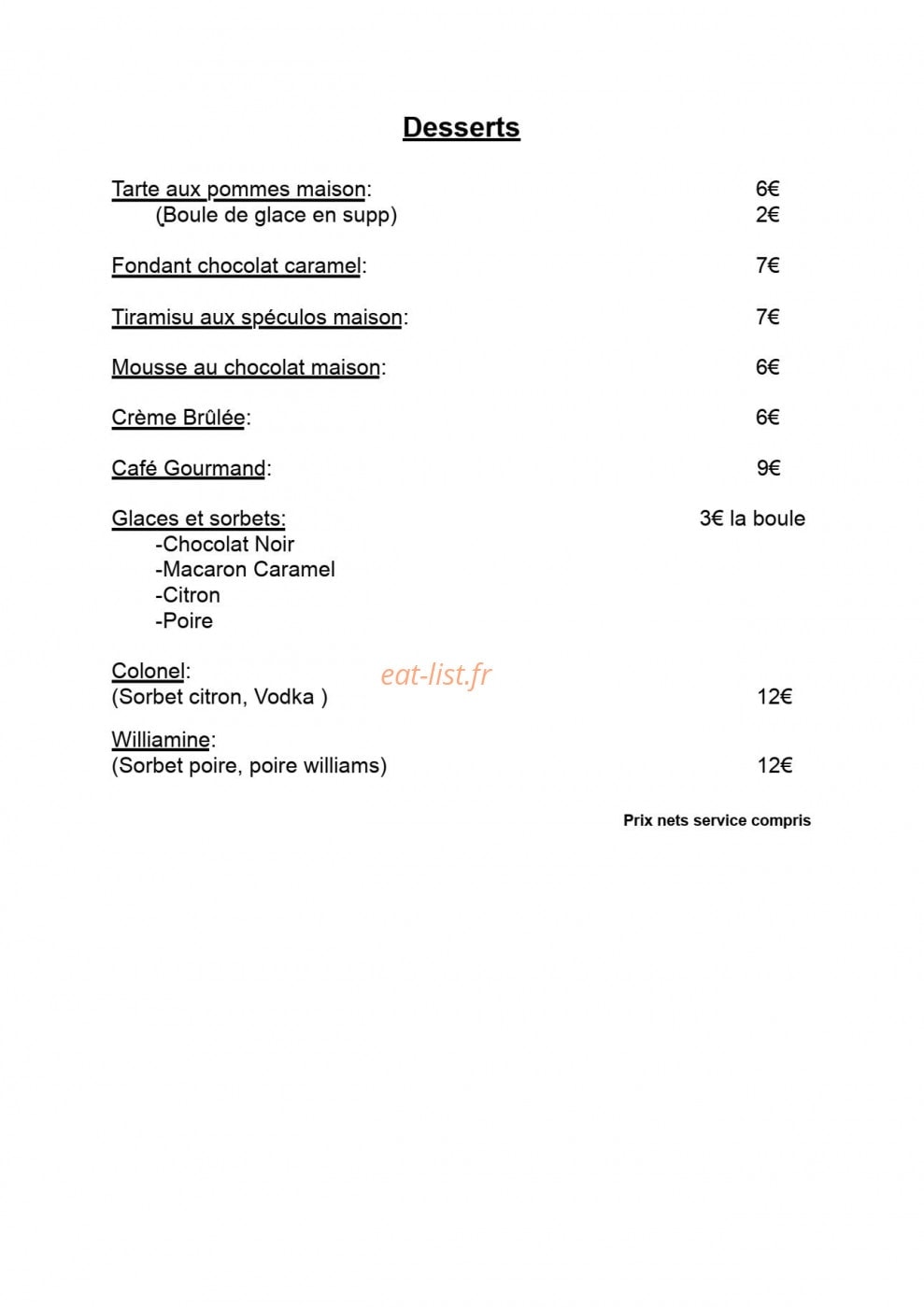 Le petit Chamois — carte page 6