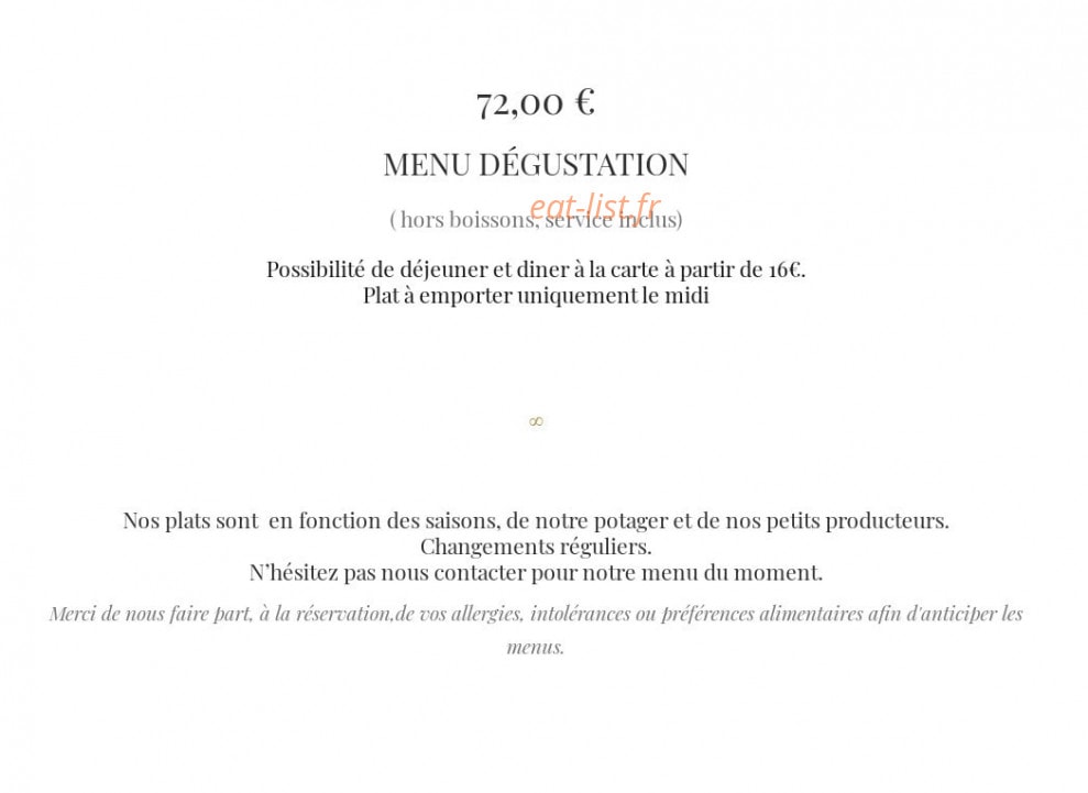 Auberge Lo Robur — carte page 3