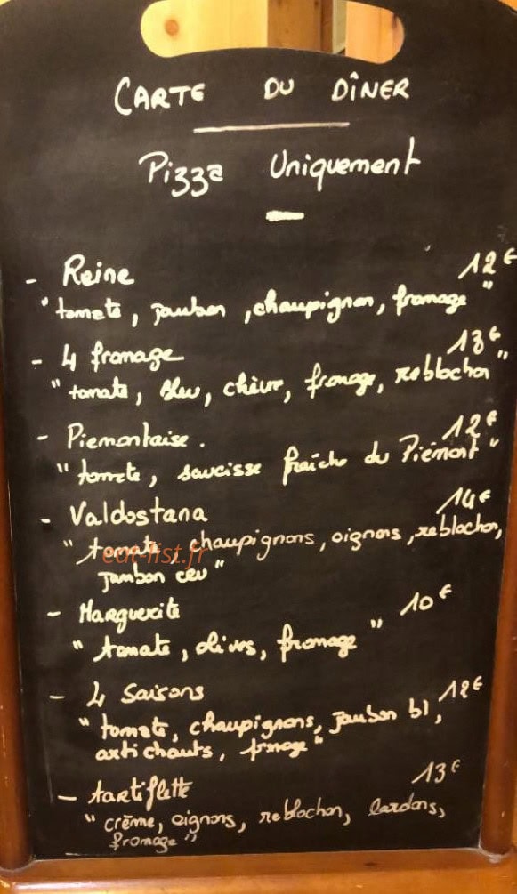 La Margueria — carte page 2