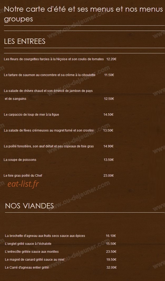 Moulin de L'Oliveraie — carte page 1