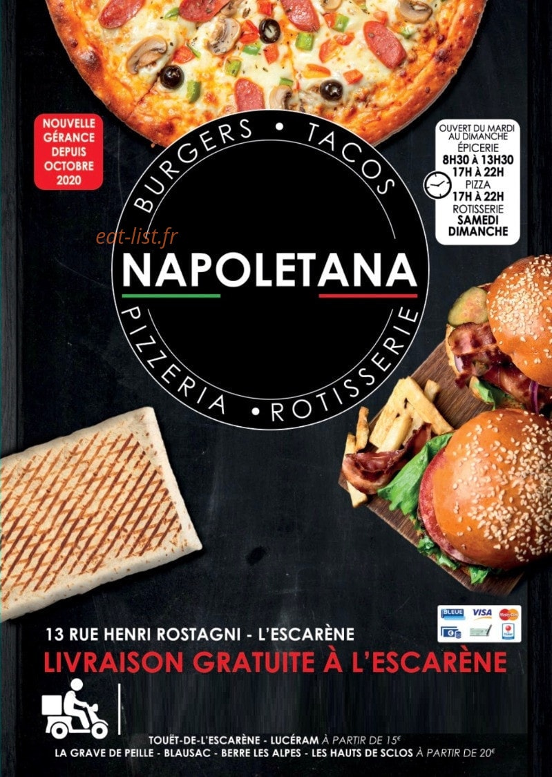 La Napoletana — carte page 1