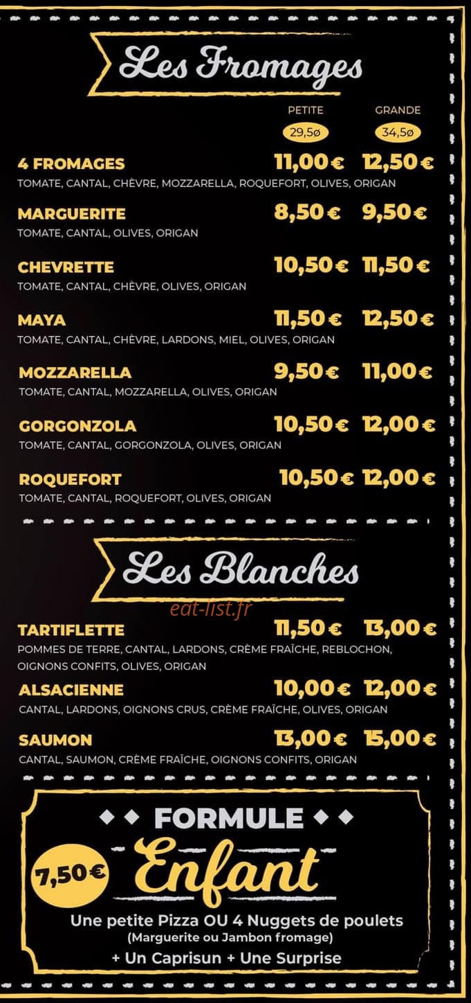 La Pizza — carte page 4
