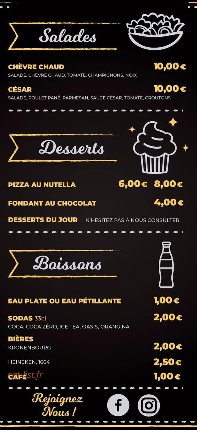 La Pizza — carte page 6