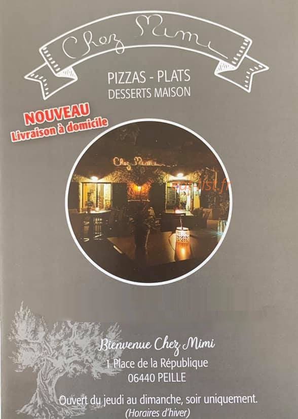 Chez Mimi — carte page 1