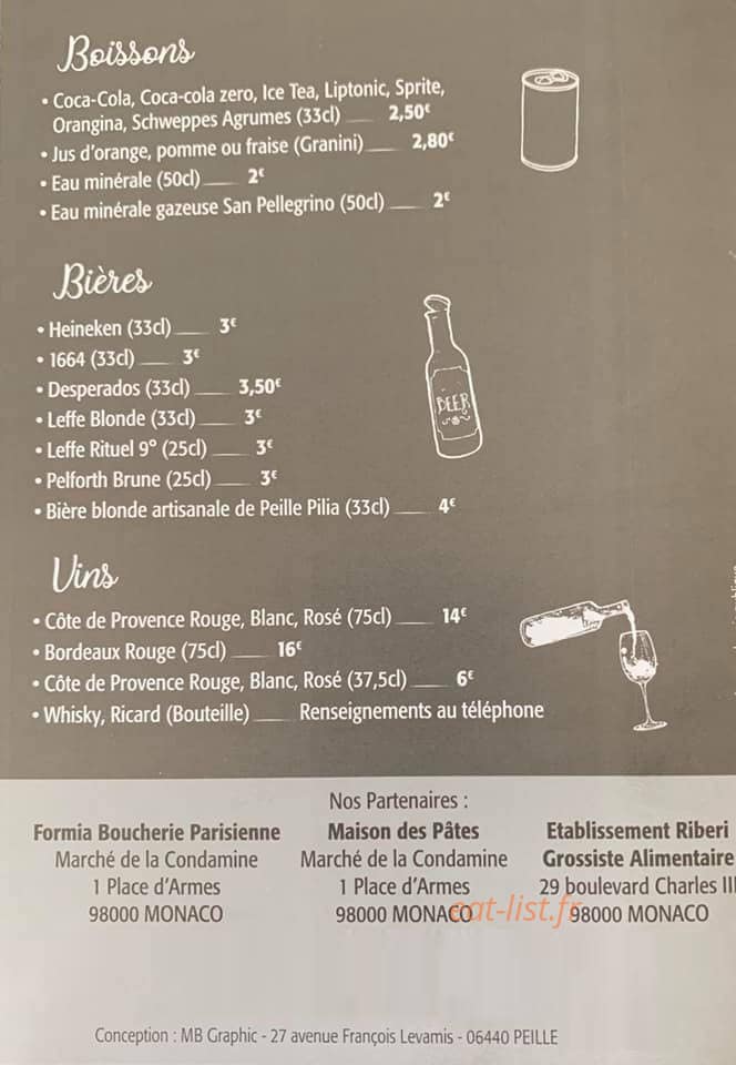 Chez Mimi — carte page 4