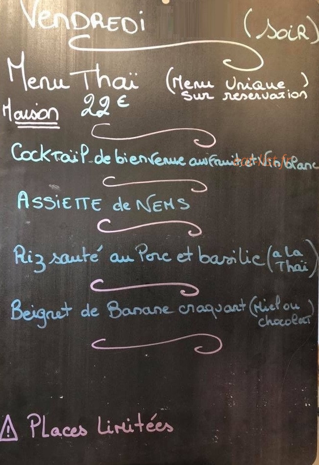 Café des tilleuls — carte page 1