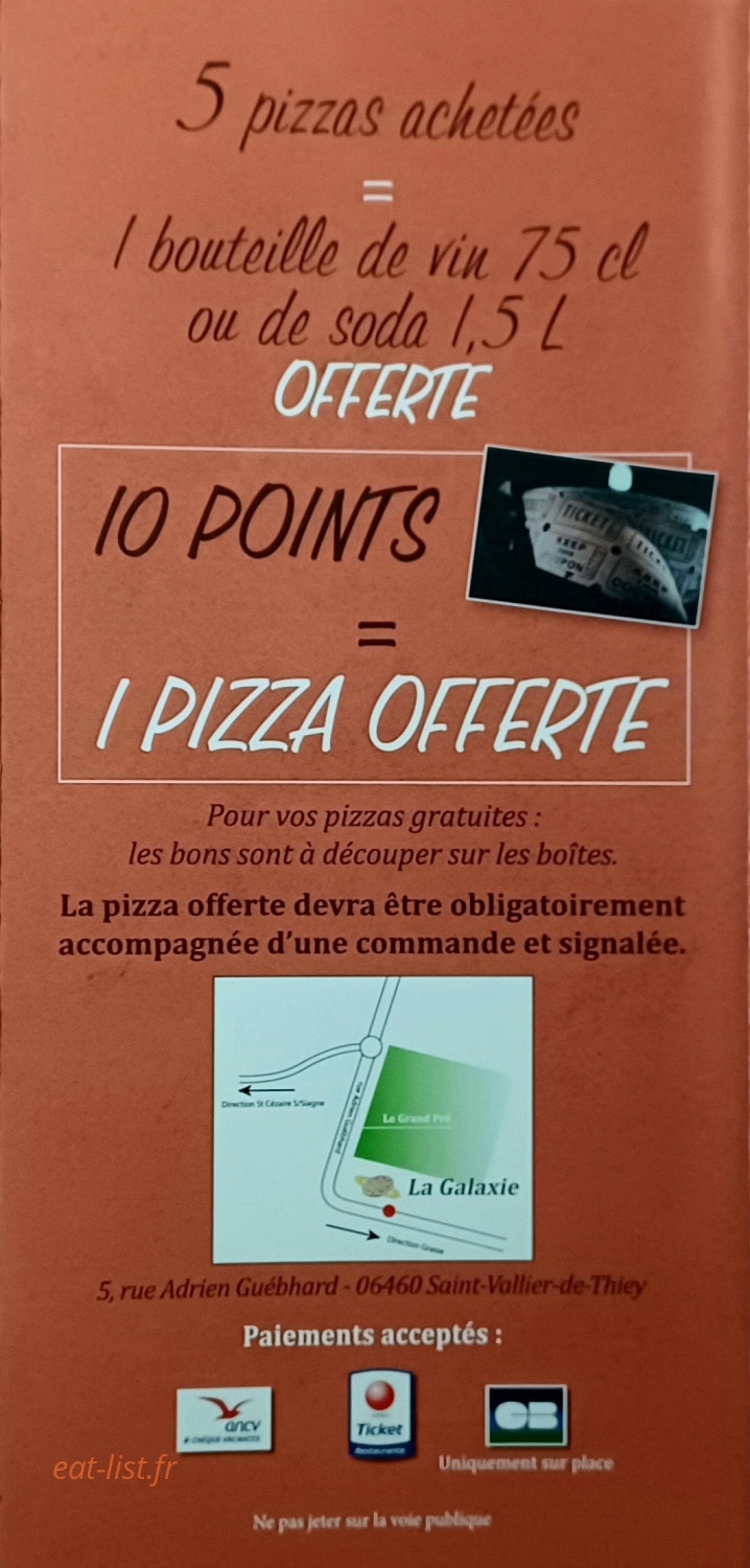 La Galaxie — carte page 6