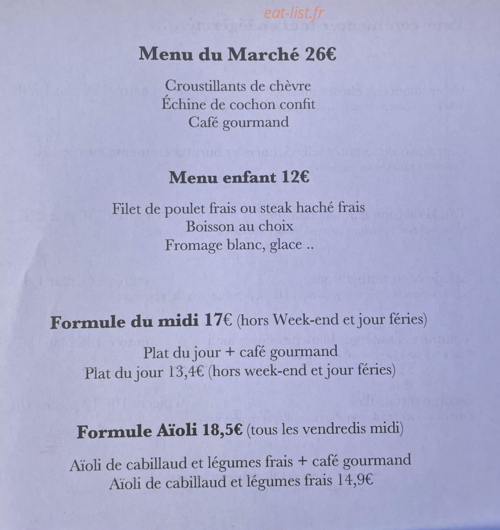 Le fil du goût — carte page 2