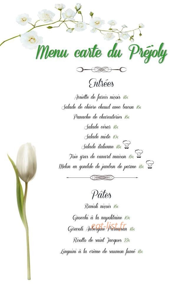Le Préjoly — carte page 1