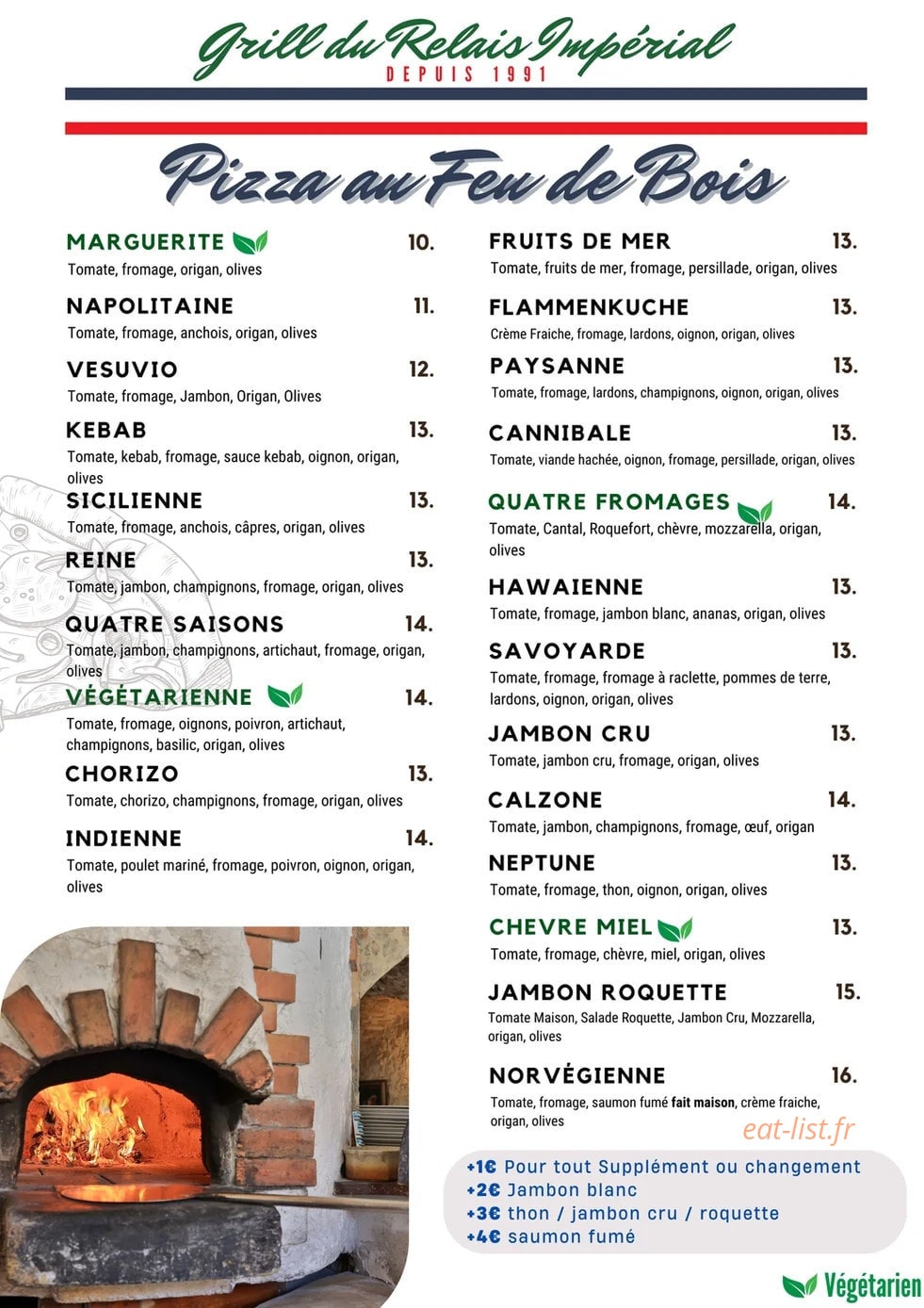 Le Relais Impérial — carte page 4