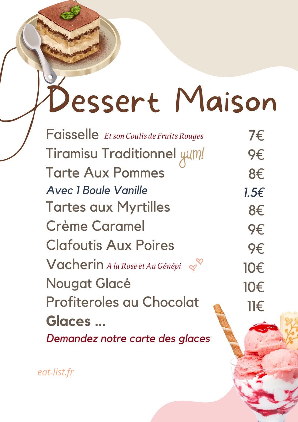 Le Relais Impérial — carte page 7