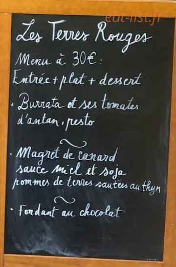 Les Terres Rouges — carte page 1