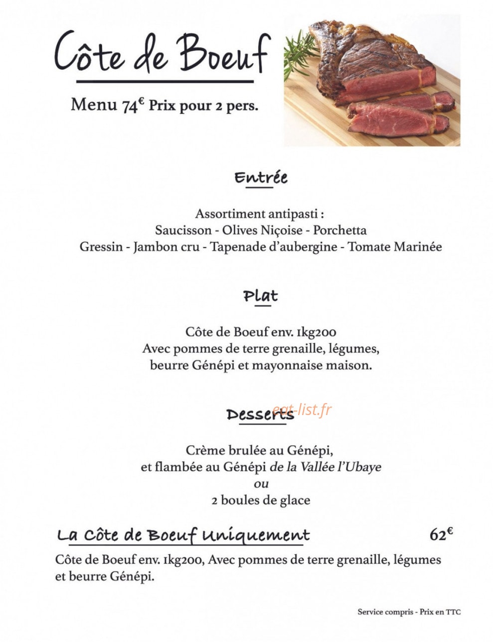 Chalet d’altitude du sapet — carte page 2