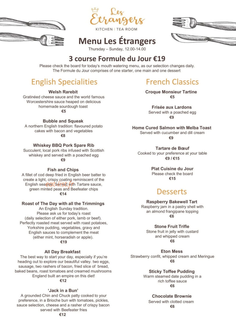 Hôtel Des Etrangers — carte page 1