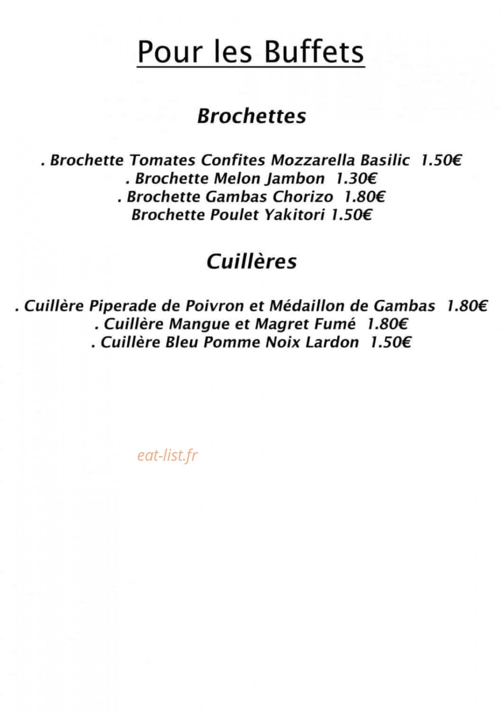 Garcia Paëlla — carte page 2