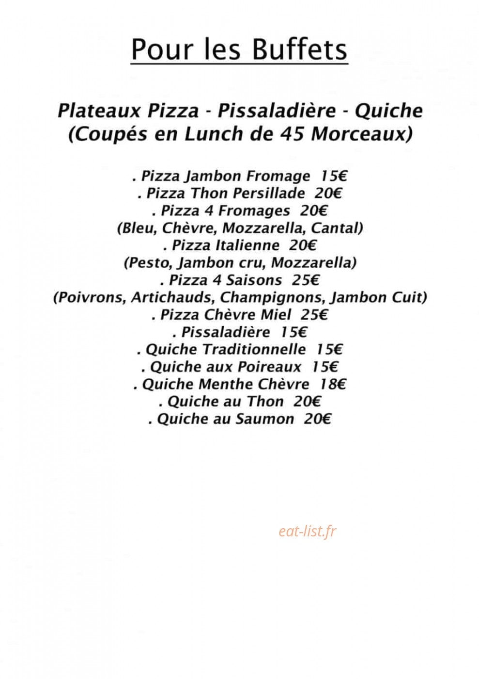 Garcia Paëlla — carte page 3