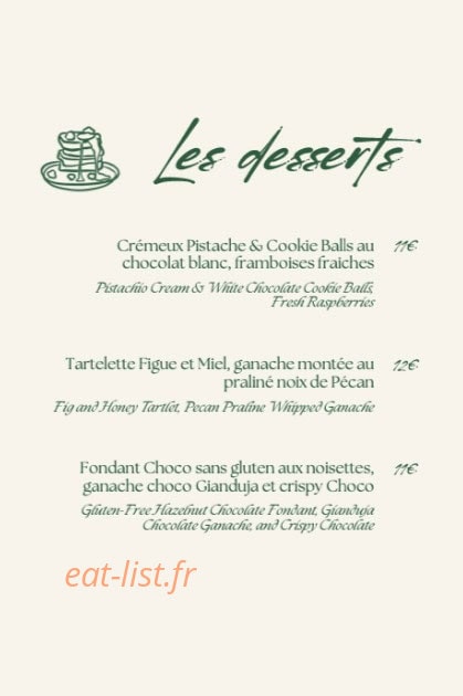L'Auberge Provençale — carte page 2