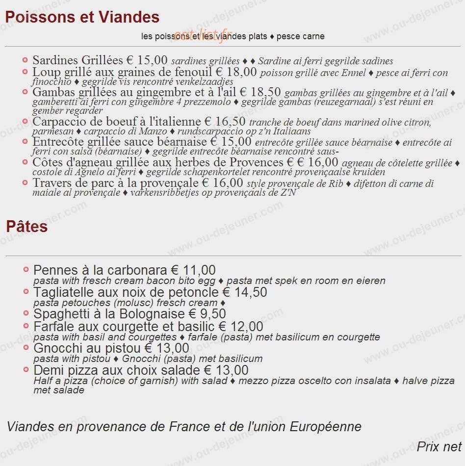 La faim de Loup — carte page 3