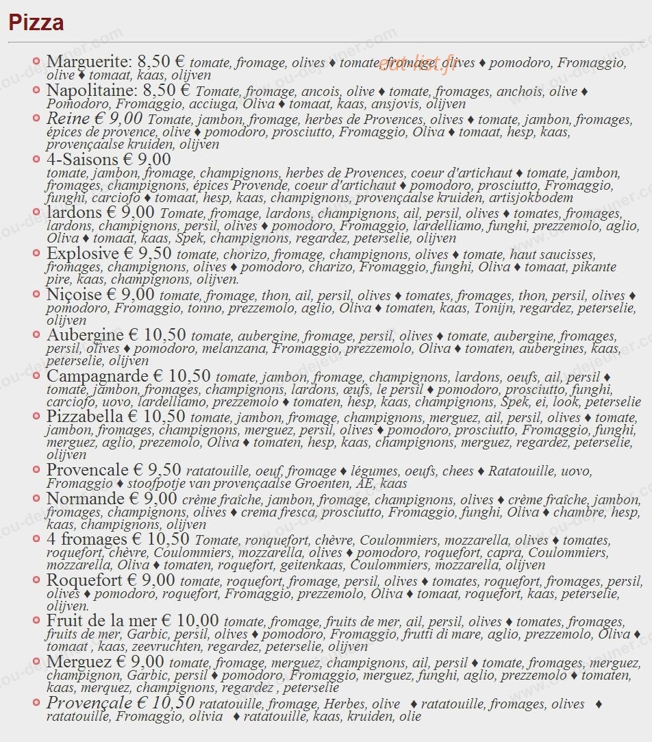 La faim de Loup — carte page 2