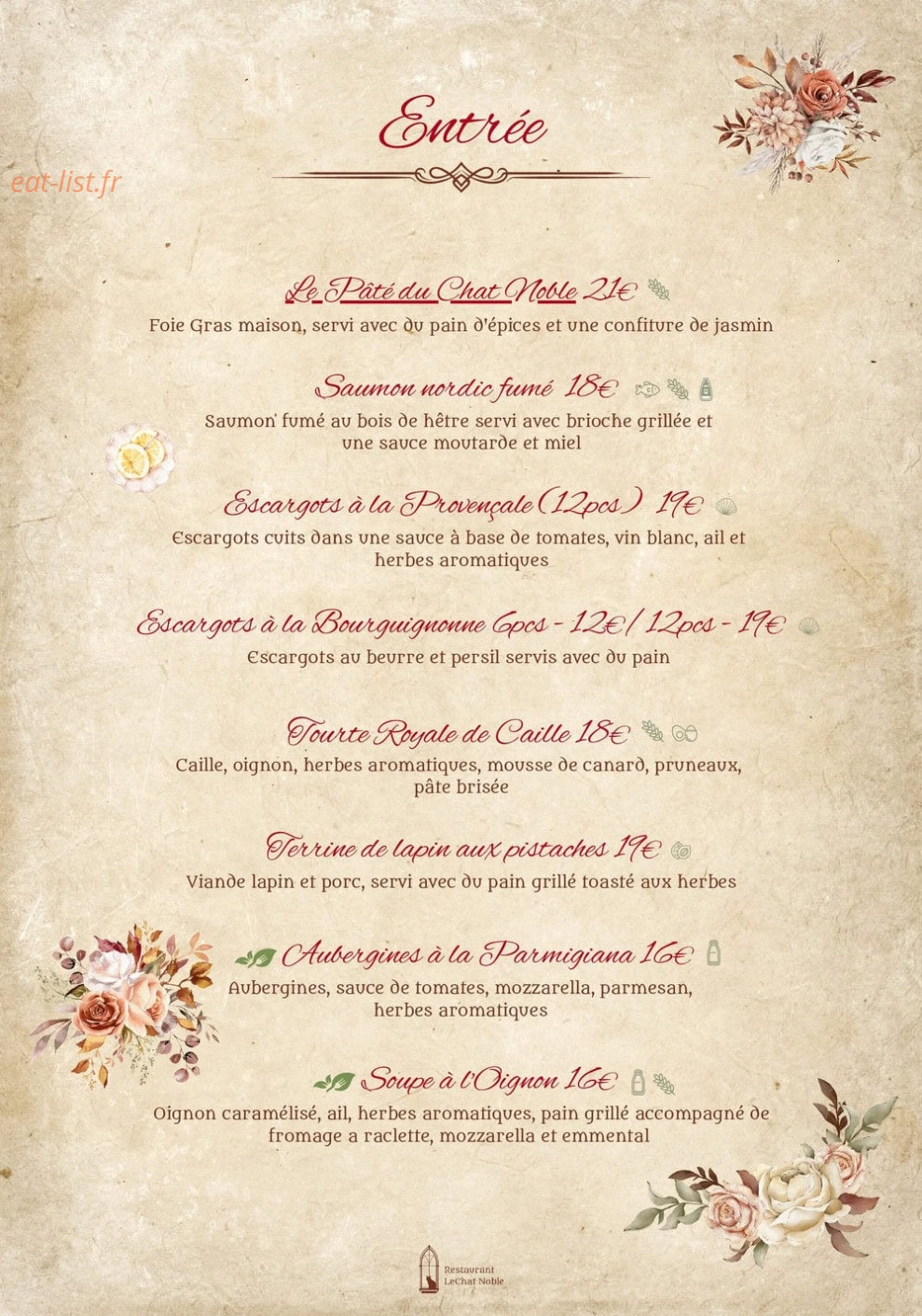 LeChat Noble — carte page 1