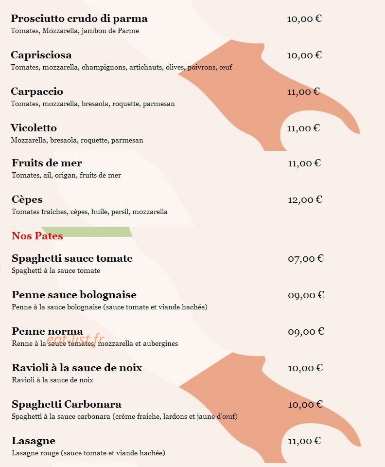 Al Vicoletto — carte page 4