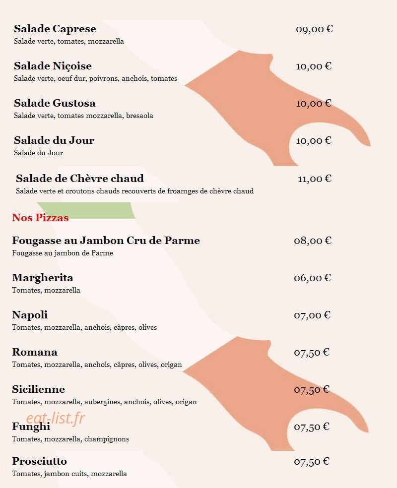 Al Vicoletto — carte page 2