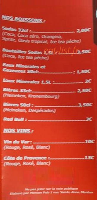 Cabana Pizza — carte page 5