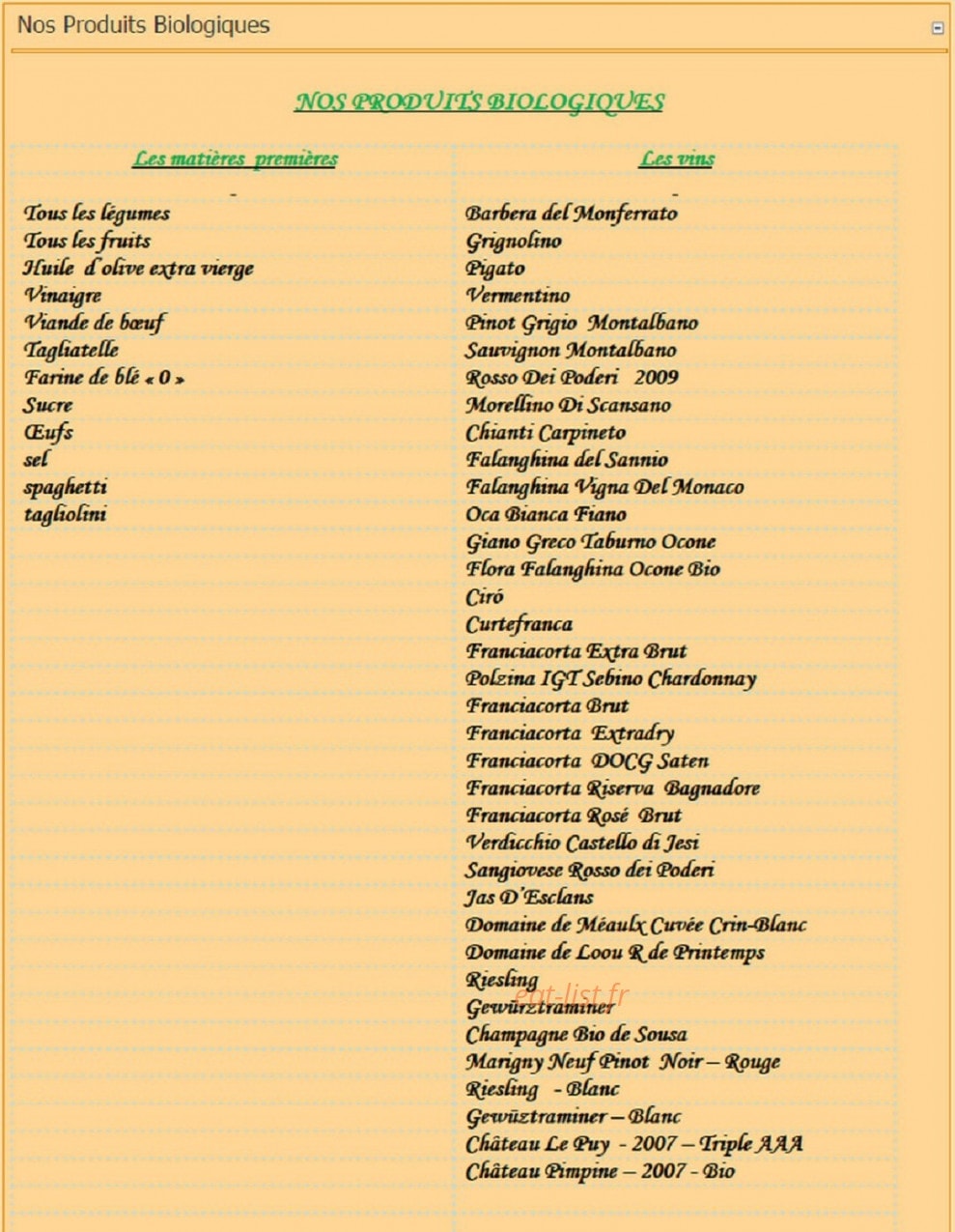 Carnival Restaurant — carte page 7