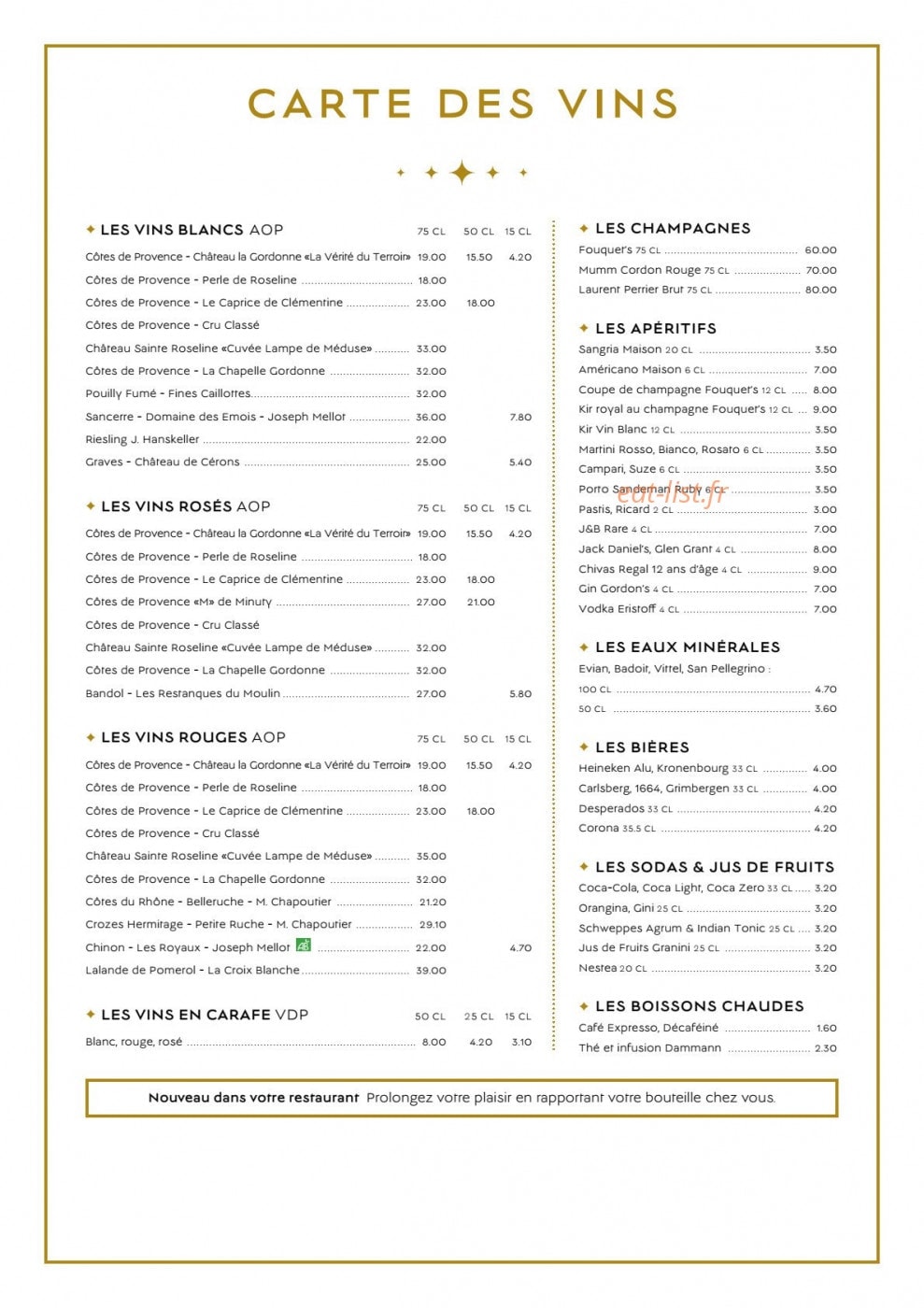 Casino Barrière — carte page 2